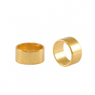 Perline di metallo DQ tubo Ø5mm oro (privo di nichel)