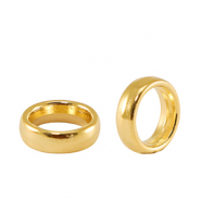 Componenti di metallo DQ anello 2mm oro (privo di nichel)