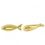 Perline di metallo DQ pesce oro (privo di nichel)