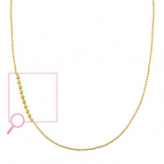Componenti in acciaio inossidabile catene a palline Mix & Match oro