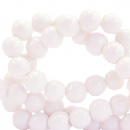 Perline di vetro 4 mm opache rosa pastello chiaro