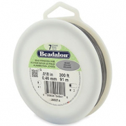 Beadalon filo infilaperle 7 fili diametro 0/46mm acciaio inossidabile brillante