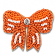 Broches fiocco arancione-bianco