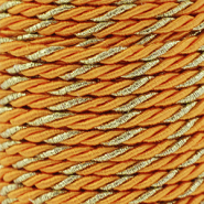 Cordoncino alla moda spirale 3mm aracione-oro