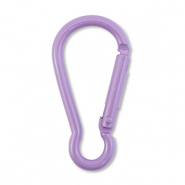 Componenti colorati anello bris&eacute; portachiavi viola