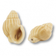 Pendenti di ceramica lumachina giallo vaniglia