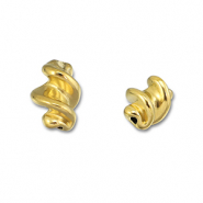 Perline in acciaio inossidabile spirale oro