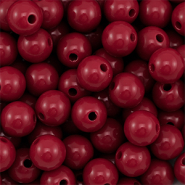 DQ Perline in acrilico 10 mm rosso vino