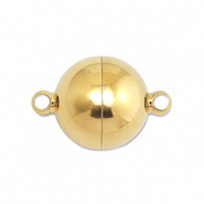 Componenti in acciaio inossidabile chiusura magnetica 16mm tonda oro