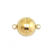 Componenti in acciaio inossidabile chiusura magnetica 8mm tonda oro