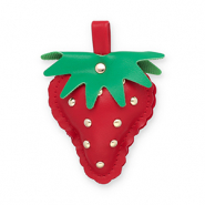 Ciondoli accattivanti fragola rosso-verde-oro