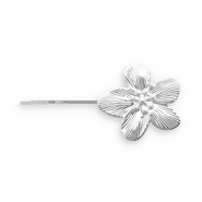 Accessori per capelli fermaglio per capelli fiore argento