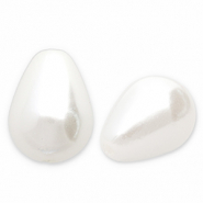 Imitazione di perle d'acqua dolce goccia bianco