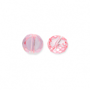 Perline sfaccettate rosa