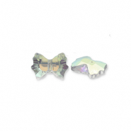 Perline sfaccettate fashion fiocco trasparente-rivestimento AB
