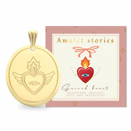 BY31&reg; Ciondoli in acciaio inossidabile sacro cuore oro