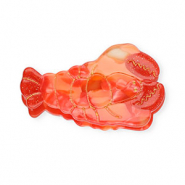 Accessori fermaglio per capelli langosta rosso-oro