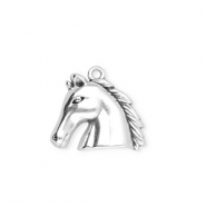 Ciondoli di metallo DQ&reg; cavallo argento antico (privo di nichel)