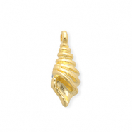 Ciondoli di metallo DQ® conchiglia oro (privo di nichel)