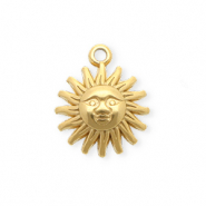Ciondoli in acciaio inossidabile sole oro