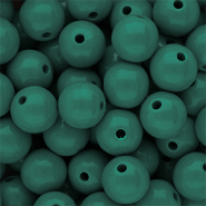 DQ Perline in acrilico 14 mm lucido Mediterranea green 19-4517 TCX