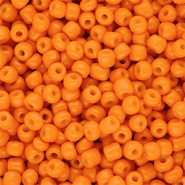 Perline di vetro rocailles 6/0 (4mm) arancione