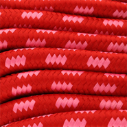 Paracord alla moda 10mm rosso-rosa