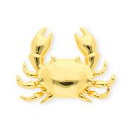 Ciondoli in ottone Eco-brass&reg; granchino oro