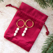 Set di ispirazione Set regalo 4: Orecchini alla moda con perle d’acqua dolce