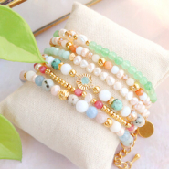 Set di ispirazione Realizzare preziosi bracciali con perline giada 