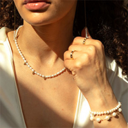 Set di ispirazione Crea una collezione unica con gioielli in acciaio inossidabile e perle d'acqua dolce