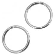 Componenti in acciaio inossidabile anellino apribile 5mm argento
