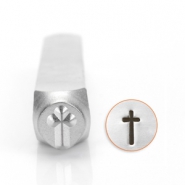 ImpressArt punzoni simboli 6 mm croce argento