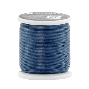 Miyuki filo infilaperle blu denim