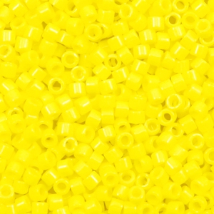 Perline Miyuki Delica 11/0 Opaque yellow DB-721