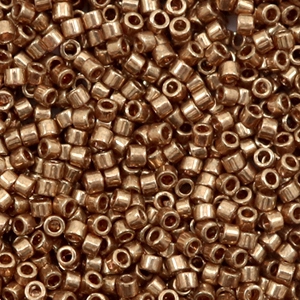 Perline Miyuki Delica 11/0 Metallic light bronze DB-22L