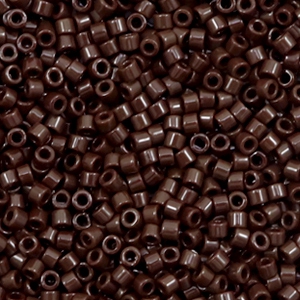 Perline Miyuki Delica 11/0 Opaque chocolate brown DB-734