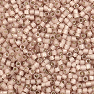Perline Miyuki Delica 11/0 Silverlined opal shell DB-1459