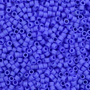 Perline Miyuki Delica 11/0 Opaque matte cyan blue DB-1588