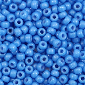 Rocailles Miyuki 8/0 Duracoat opaque delphinium blue 8-4484