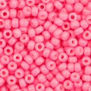 Rocailles Miyuki 8/0 Duracoat opaque carnation pink 8-4467
