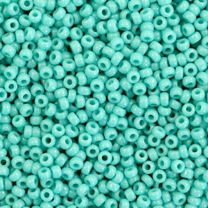 Rocailles Miyuki 11/0 Opaque turquoise green 11-412