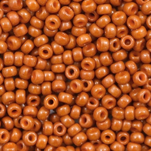 Rocailles Miyuki 8/0 Duracoat opaque persimmon brown 8 - 4458