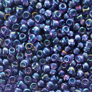 Rocailles Miyuki 8/0 Fancy lined tidal blue 8 - 3539