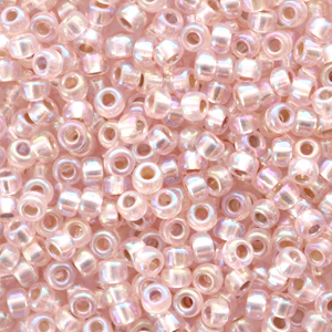 Rocailles Miyuki 8/0 Silverlined AB light blush beige 8 - 1023