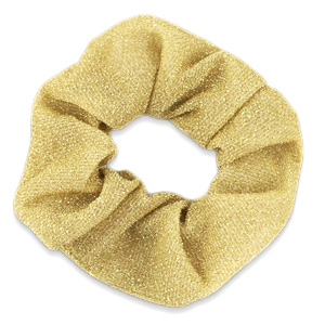 Elastici per capelli glitterato oro