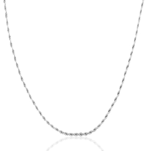 Collane in acciaio inossidabile maglia argento