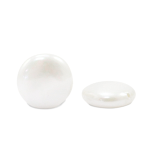 Perline di conchiglie lucido perlato perline rotonde 12mm bianco