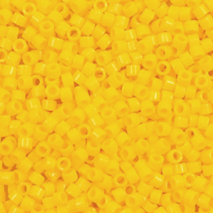 Perline Miyuki Delica 11/0 Opaque canary yellow DB-1132
