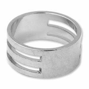 Beadsmith anello apri anellino argento